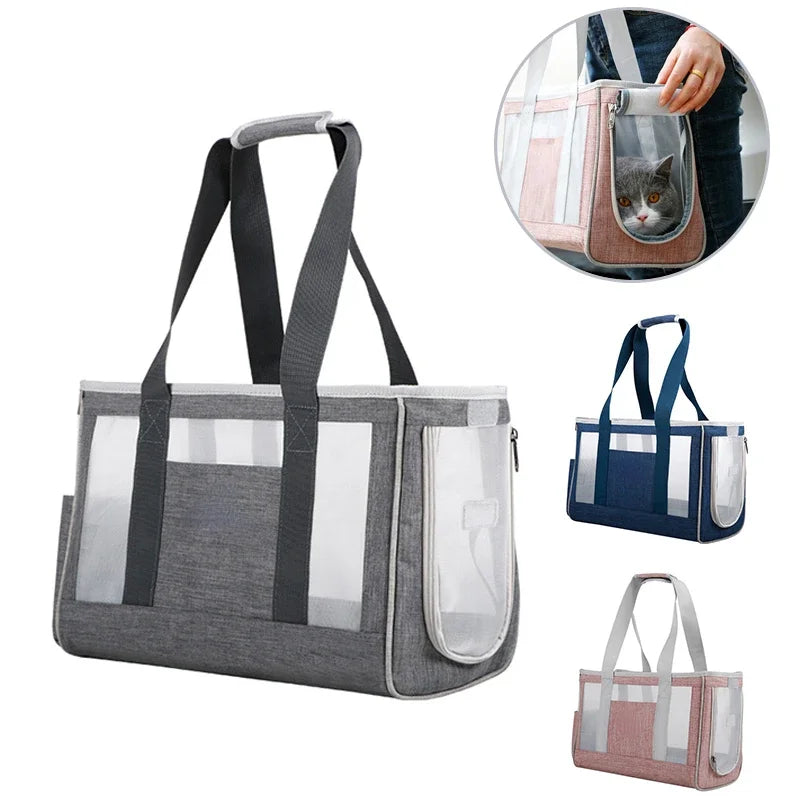 Breathable Single-Shoulder Cat Carrier