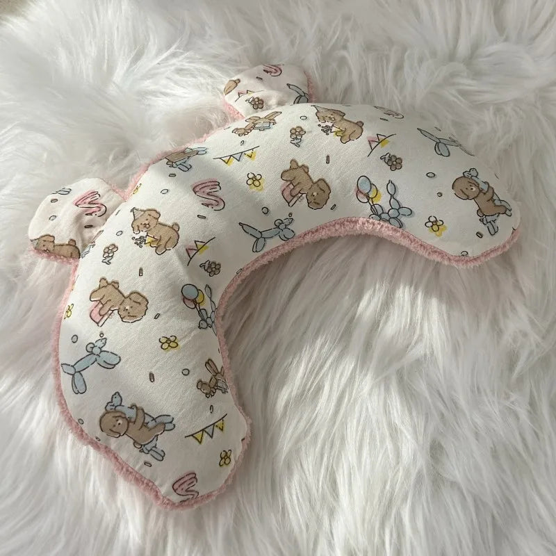 Printed Dog & Cat Sleeping Pillow