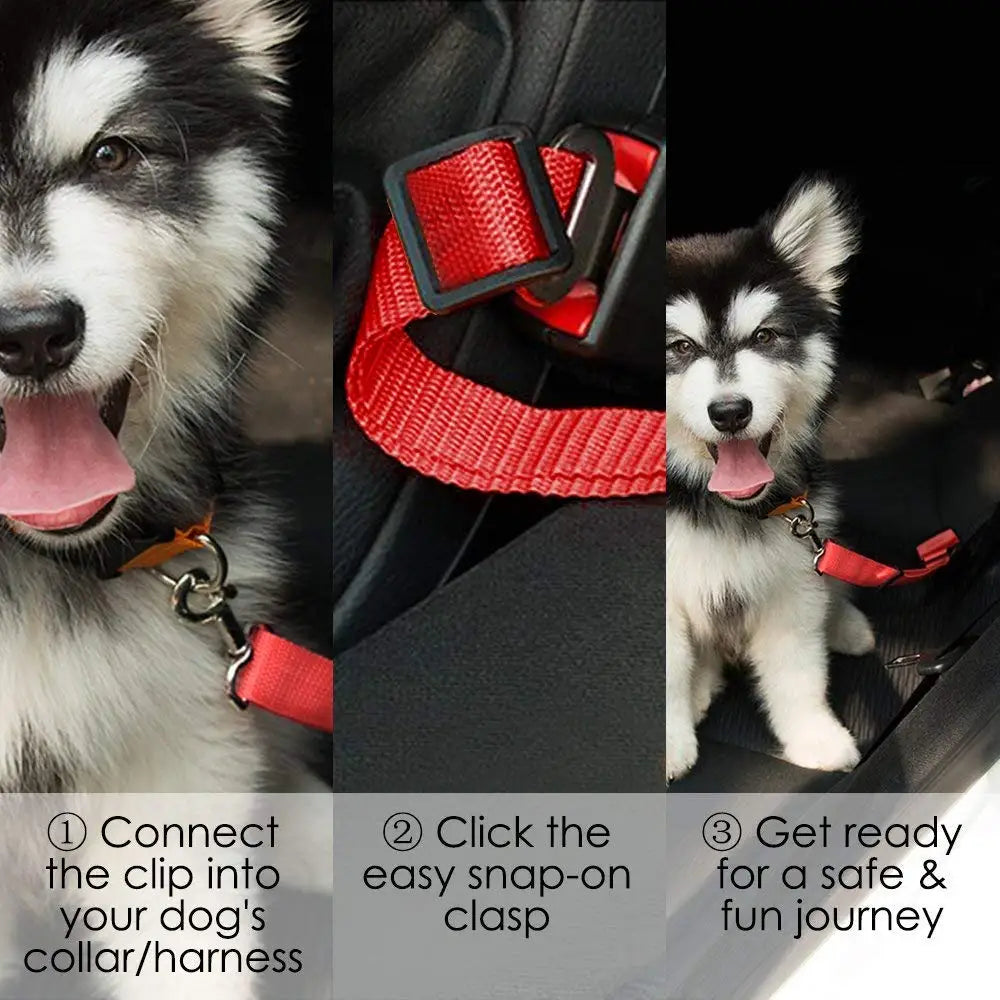 Adjustable Pet Car Seat Belt Restraint