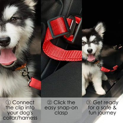 Adjustable Pet Car Seat Belt Restraint