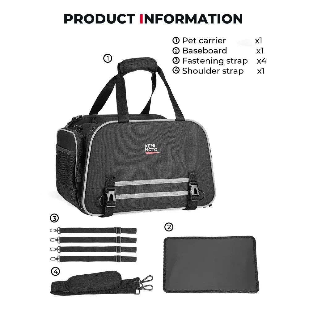 Airline-Approved Motorcycle Pet Carrier
