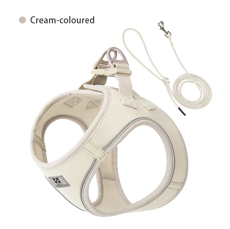 Reflective Adjustable Dog Harness & Leash Set