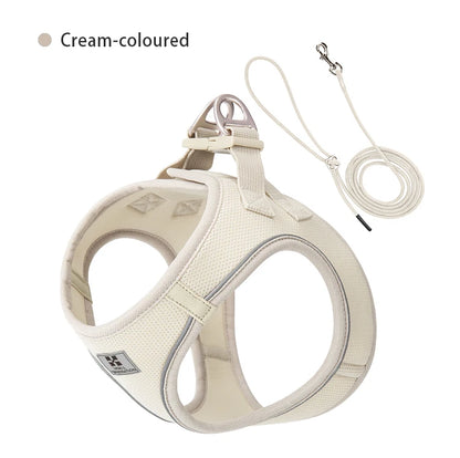Reflective Adjustable Dog Harness & Leash Set