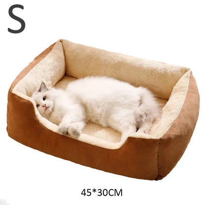 Cozy Cat & Small Dog Cushion Bed
