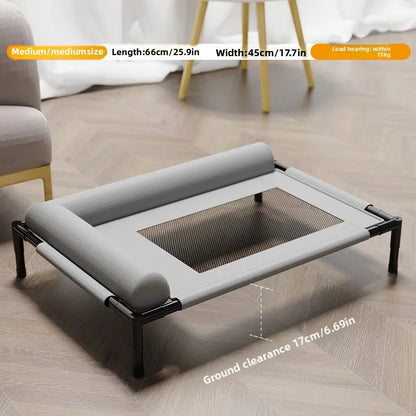 Elevated Washable Mesh Pet Bed