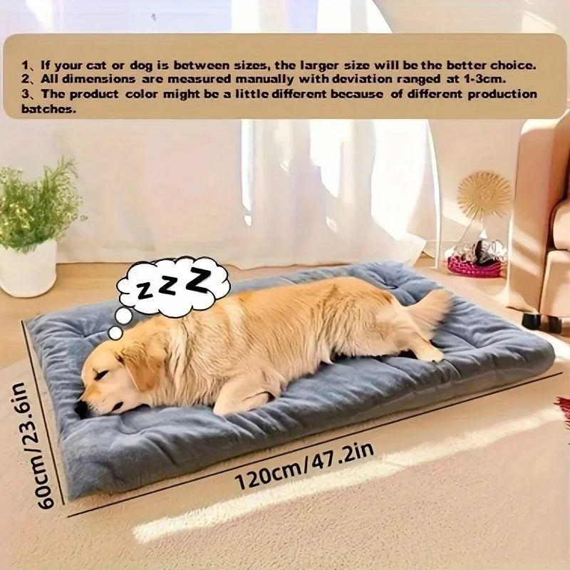 Large Plush Dog Crate Mat