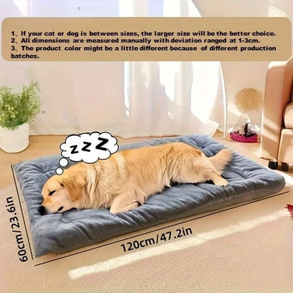 Large Plush Dog Crate Mat