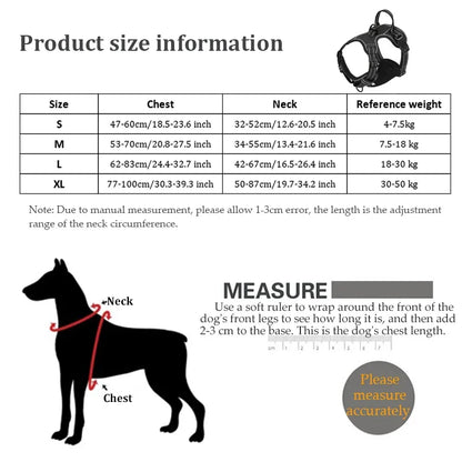 Reflective Padded No-Pull Dog Harness