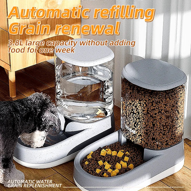 Large-Capacity Automatic Dog & Cat Feeder