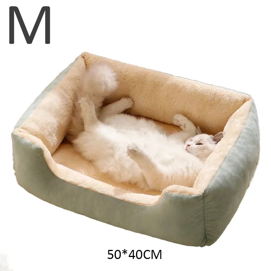 Cozy Cat & Small Dog Cushion Bed