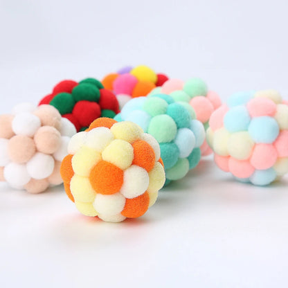 Colorful Bell Ball Cat Toy