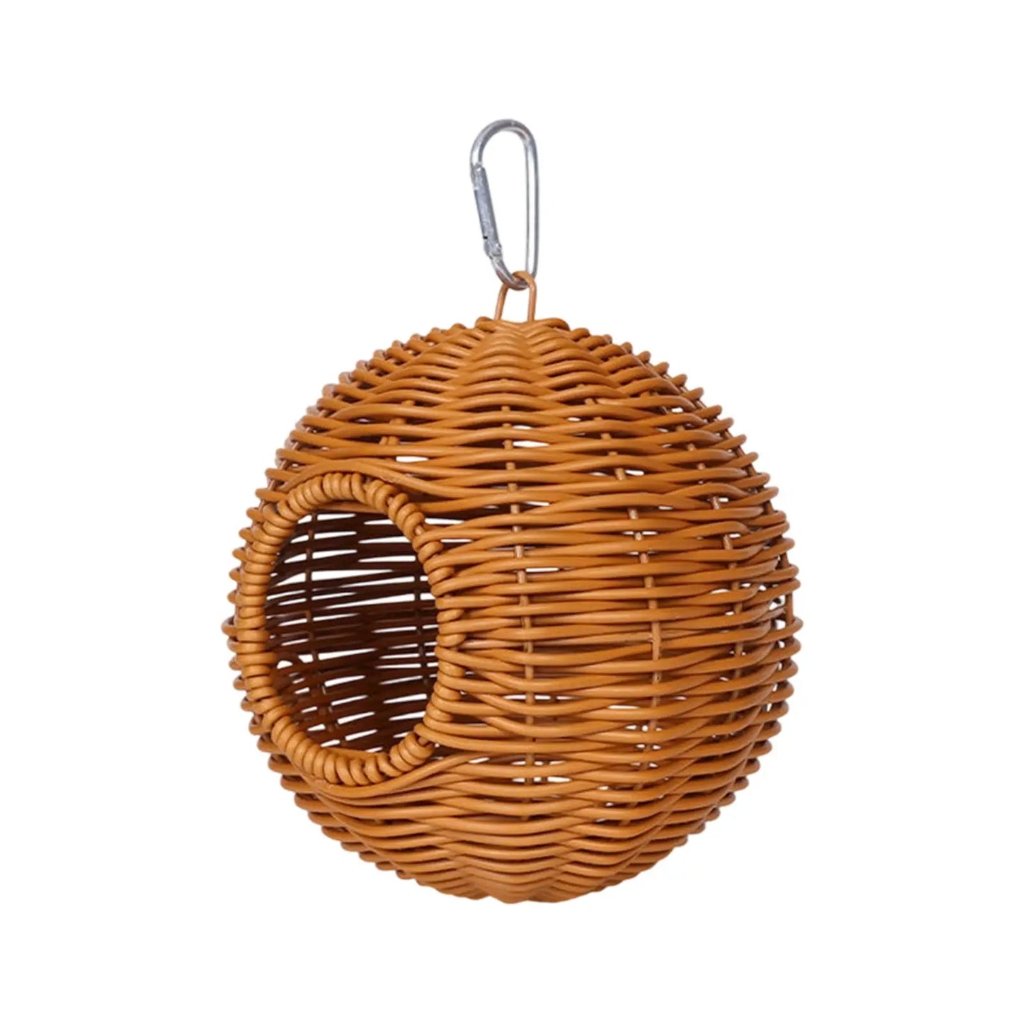 Parrot Nest Hanging Sleephouse Wicker Birdcage Accessory Natural Pet Supplies