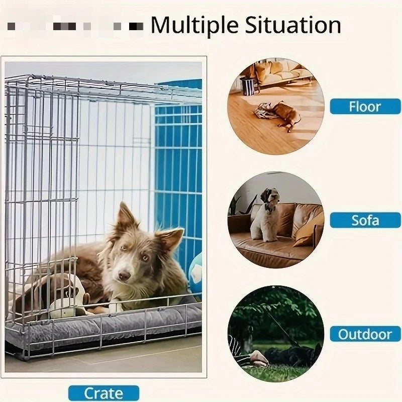Large Plush Dog Crate Mat