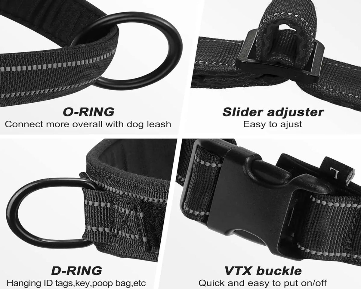 Heavy-Duty Reflective Dog Harness