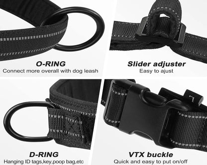 Heavy-Duty Reflective Dog Harness