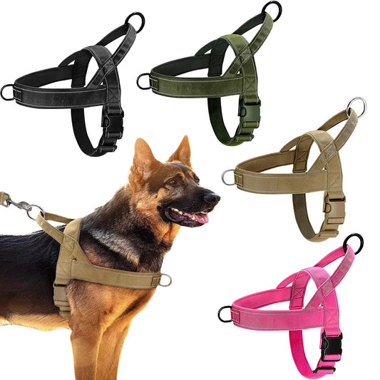 Tactical 1000D Nylon Dog Harness with Handle
