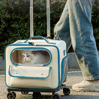 Rolling Cat & Small Dog Carrier