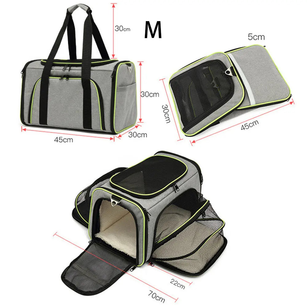 Foldable Breathable Dog & Cat Carrier