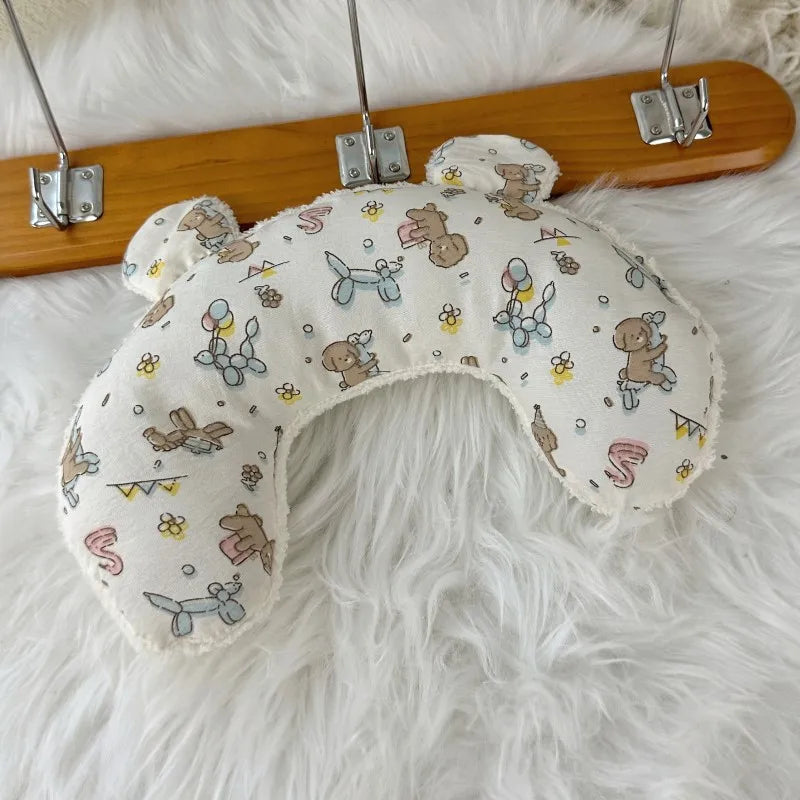Printed Dog & Cat Sleeping Pillow