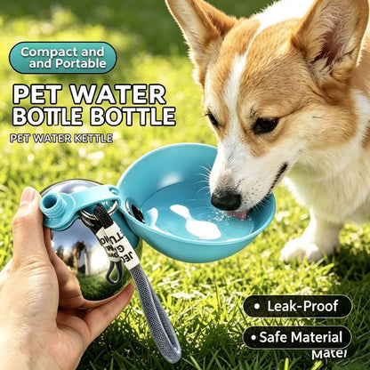 Portable Stainless Steel Pet Water Dispenser